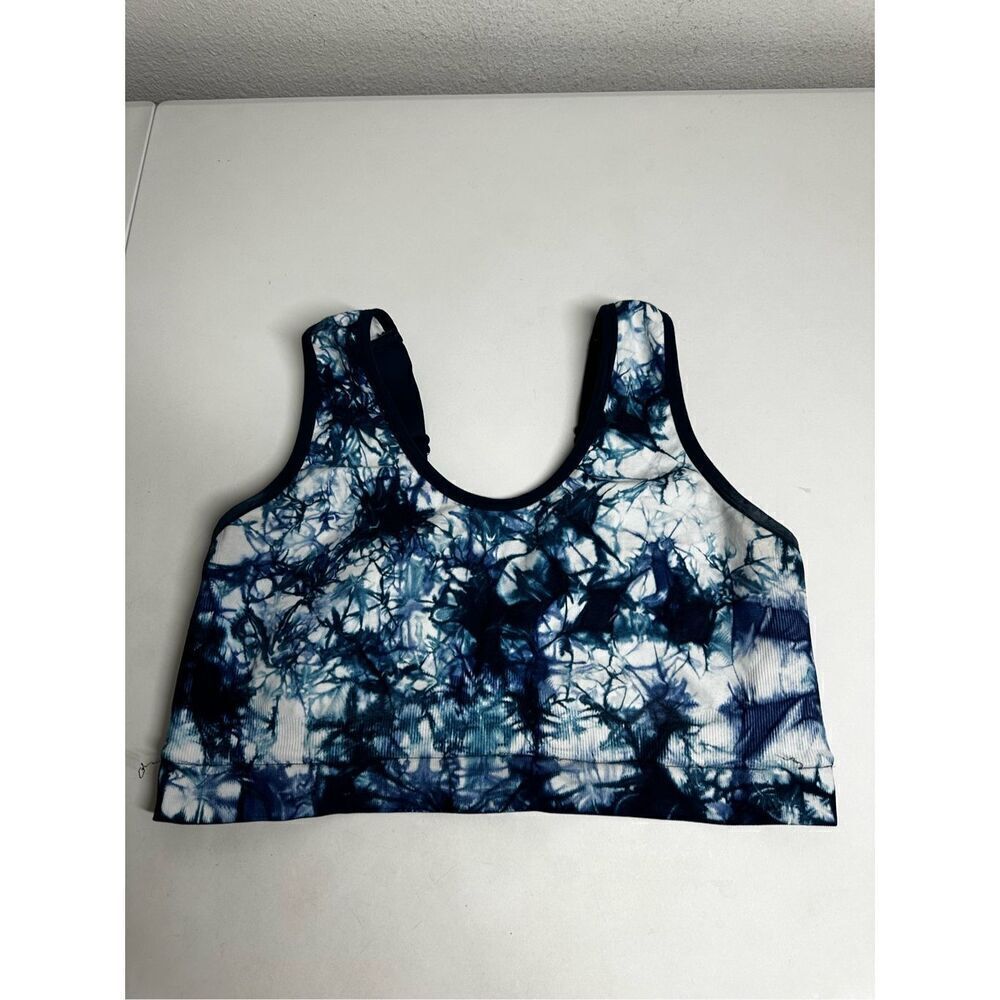 Casique Bralette Blue White Size 18/20